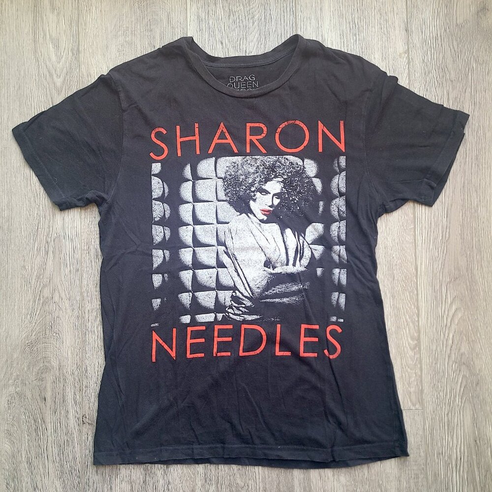 Sharon Needles black t-shirt by Drag Queen Merch, size M
